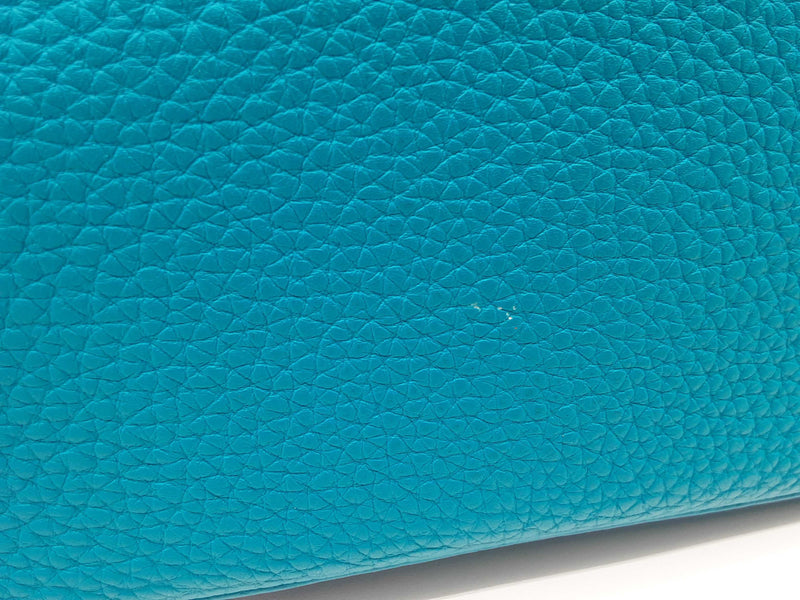Hermes Birkin 25 Bleu Zanzibar Blue Togo Palladium Handbag Do0825lirxzde