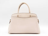 Coach Mini Lillie Carryall Handbag In Ivory Crossgrain Leather Fw0125oxdu