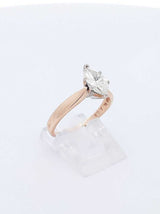 1.05 Ctw Diamond & 14k Yellow Gold Solitaire Ring 2.8 Gram Size 7.5 Fw0925orzxdu