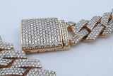 6.0cttw Diamond Cuban Link Chain Necklace 10k Yellow Gold 161.9g Eb0626prxzde