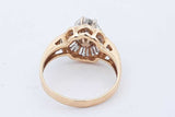 1.63cttw Diamond Ring In 18k Yellow Gold 4.9 Grams Size 8.25 Eb0525lsxzde