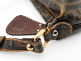 Fendi Messenger Bag In Two-tone Zucca & Zucchino Coated Canvas Fw0926lordu
