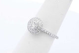 Tiffany & Co. Soleste Diamond Ring In Platinum 3.9 Grams Size 5.75 Eb0426prxzde