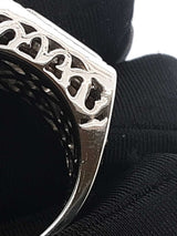 2.70 Cttw Diamond & 14k White Gold Statement Ring 15.9g Size 12.25 Fw0926sxzdu
