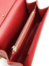 Dolce & Gabbana Welcome Shoulder Bag In Red Leather Fw0725lcrdu