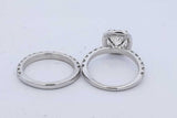 2.02cttw Diamond Wedding Set In 14k White Gold 5.4 Grams Size 5.25 Eb0826oxxzde