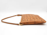 Mcm Liz Shopper Tote Pouch In Cognac Visetos Coated Canvas Fw0426lrzdu