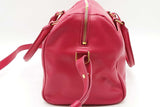 Yves Saint Laurent Fuchsia Leather 2 Way Duffle Bag Eb0526pssde