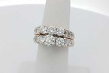 1.76cttw Diamond Wedding Set 14k Yellow Gold 12.6 Grams Size 5.25 Eb1026owrxsa