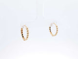 18k Yellow Gold Bubble Hoop Earrings 2.3 Grams Fw0726lirdu