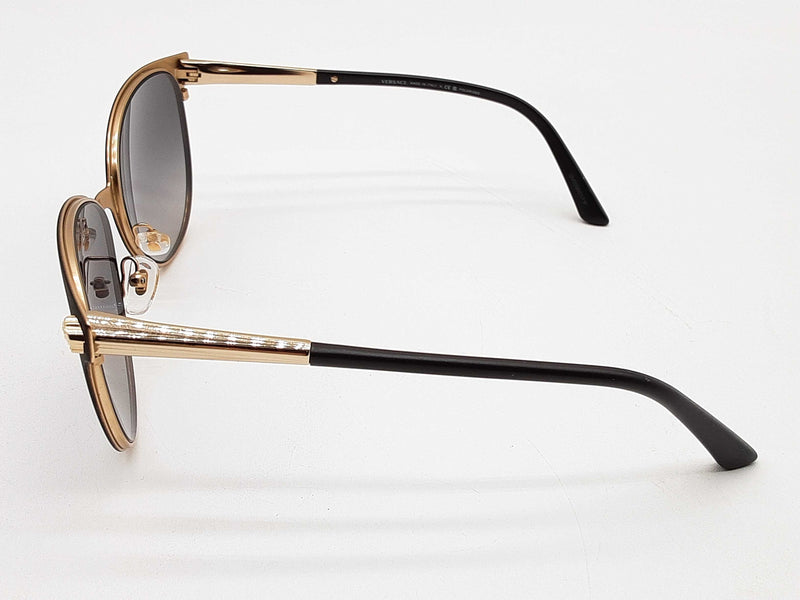 Versace Ve2168 Pale Gold Medusa Black Polorized Sunglasses Do1124exde