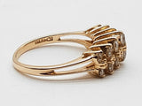 0.64 Cttw Natural Diamonds 14k Yellow Gold 3.4g Ring Size 6.75 Do0726orxde