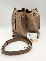 Louis Vuitton Perforated Monogram Mahina Leather Muria Bucket Bag Sd0325irzsa