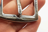 Burberry Coated Check Reversible Belt Silver Tone Buckle Size 30/75 Eb1125lxzde