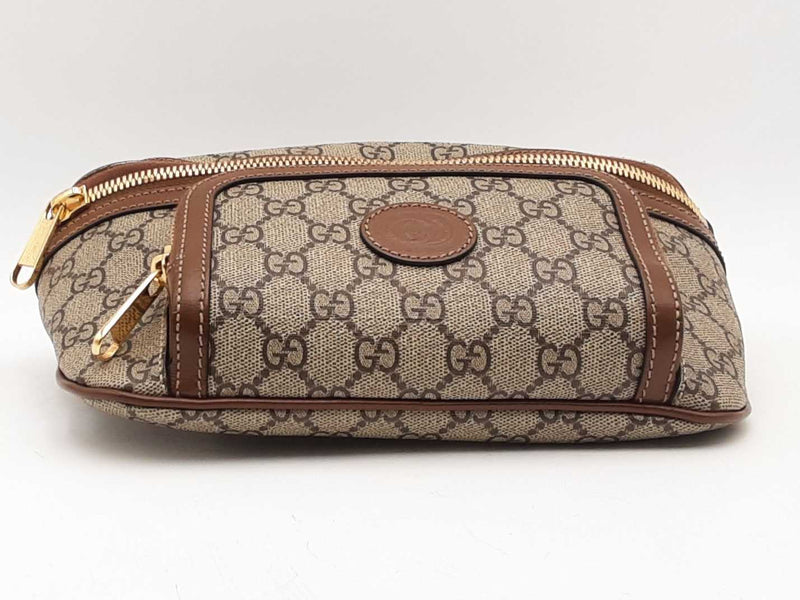 Gucci Interlocking G Belt Bag Beige Aa0625crzsa