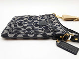 Coach Signature C Blue Denim Crossbody Bag Do0526lxde