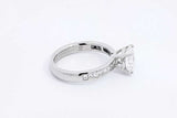 2.8cttw Diamond Ring In Platinum 6.4 Grams Size 5.5 Eb0126rwxzdu