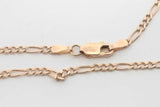 14k Yellow Gold Figaro Chain Necklace 5.2 Grams 20 Inch Eb1024lrxsa