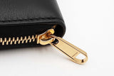 Gucci Black Leather Zip Around Wallet Eb0926oxzsa