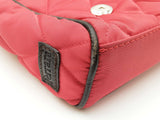 Ferrari Quilted Red Nylon Messenger Crossbody Bag Sd1125lzxdu