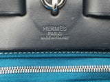 Hermes Toile Vache Hunter Herbag Zip 39mm Bleu Brighton Handbag Sd0825lzxzsa