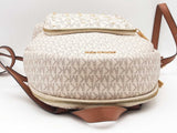 Michael Kors Jaycee Backpack White And Gold Aa0526ersa