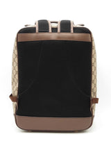 Gucci Ophidia Backpack In Beige & Ebony Gg Supreme Coated Canvas Fw0126erxdu