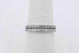 0.26cttw Diamond Wedding Set In 14k White Gold 3.1 Grams Size 7 Eb0726oxzsa