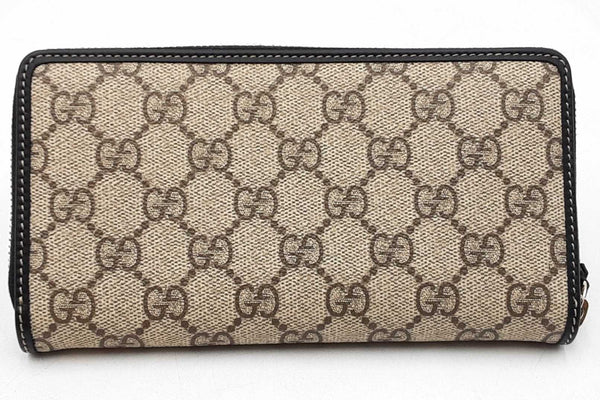 Gucci Gg Emblem Zip Around Wallet Eb1225orxdu