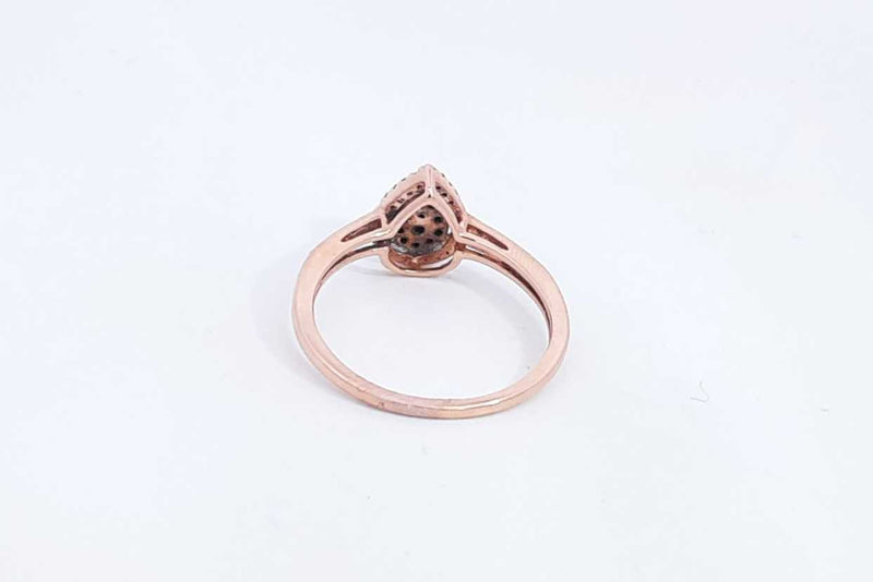 Approx. 0.47ctw Diamond Ring In 10k Rose Gold 2.1 Grams Size 7.25 Eb0324lxzsa