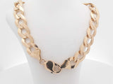 14k Yellow Gold 70 Grams Concave Curb Chain 20 In Aa0326przxsa
