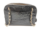 Chanel Black Alligator Camera Shoulder Bag Sd1225rczxde