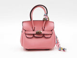 Mini Exquisite Bag Charm In Pink Fw0825idu