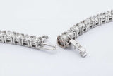 27.8cttw Diamond Tennis Necklace 14k White Gold 54.6 Grams 22 Inch Eb1225cxxzsa