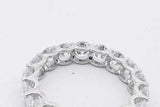 3.96cttw Lab Grown Diamond Eternity Band 14k White Gold 2.5g Size 7 Eb0826crxsa