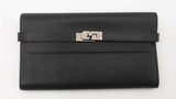 Hermès Kelly Long Wallet In Black Epsom Leather Fw0726lozxdu