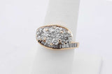 1.06cttw Diamond 14k Yellow Gold Ring 6.4 Grams Size 7.25 Eb0626ixzsa