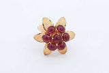 Garnet Ring In 22k Yellow Gold 7.3 Grams Size 6.5 Eb0724wxzdu