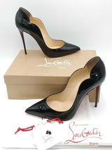 Christian Louboutin Hot Chick Black Patent Leather Heels Size 43 Eb0926oxzsa