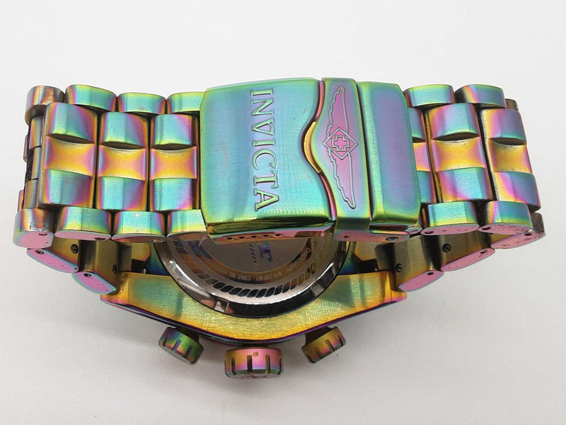 Invicta 34170 53 Reserve Bolt Zeus Abalone Dial Steel Quartz Watch Do1025lxzde