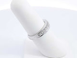 0.42 Cttw Diamond & 95% Platinum Wedding Band 7.4 Grams Size 6.25 Fw0326orrdu