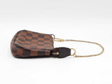 Louis Vuitton Mini Pochette Accessoire In Damier Ebene Coated Canvas Fw1225ozxdu