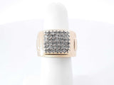 1.32 Cttw Diamond & 10k Yellow Gold Cluster Ring 11.1 Gram Size 5.75 Fw0626irxdu