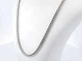 10k White Gold Franco Chain Necklace 5.7 Grams 16 Inch Fw0726oixdu