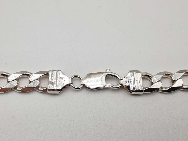0.925 Sterling Silver 44.3g Cuban Link Chain 18 In Do0325wrde