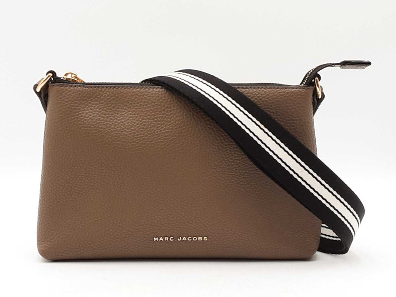 Marc Jacobs The Cosmo Crossbody Bag In Brown Leather Fw0725lzdu