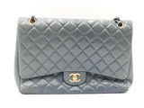 Chanel Jumbo Blue Lambskin Flap Bag Sd0226wzxzdu