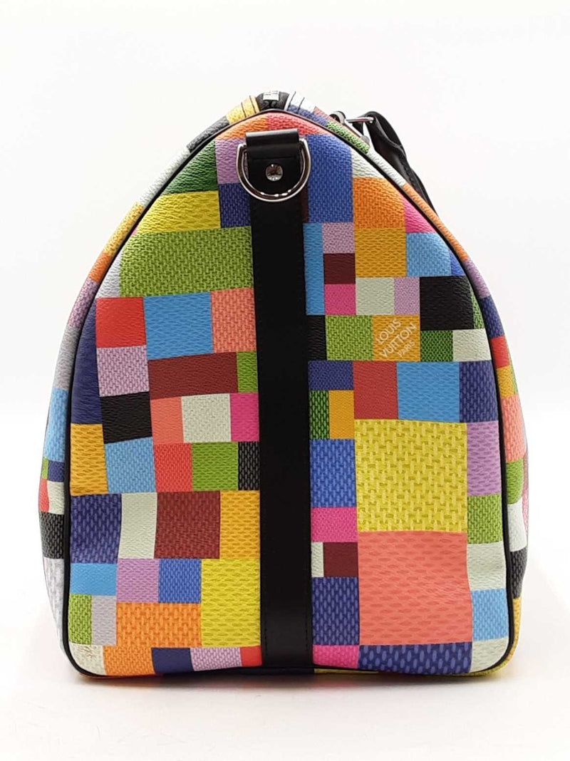 Louis Vuitton Keepall Bandouliere 50 In Multicolor Damier Graphite Fw1025wzxzdu