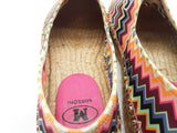 Missoni M Logo Embroidered Espadrilles Size 44 Eu Sd0426lezde