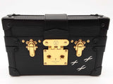 Louis Vuitton Black Epi Leather Petite Malle Crossbody Clutch Bag Do0825olcrde